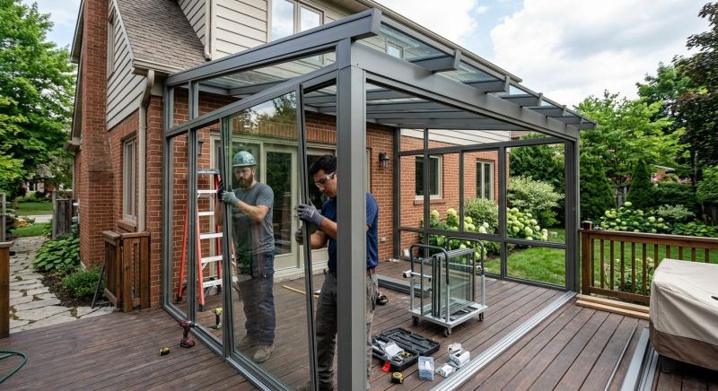 Enclosed Patio Installation in Charlotte, NC