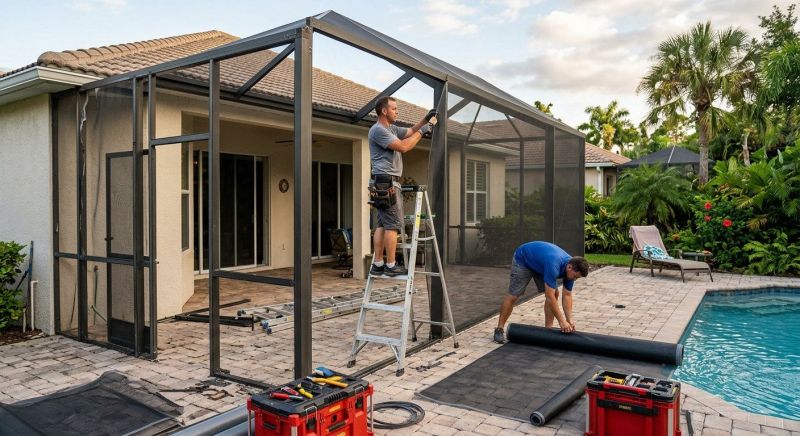 Lanai Enclosure Repair in Asheville, NC