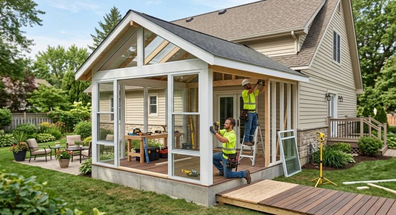 Porch Enclosure Installation in Cincinnati, OH
