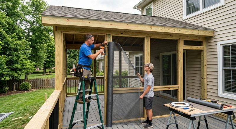 Screened In Porch Installation in Cincinnati, OH