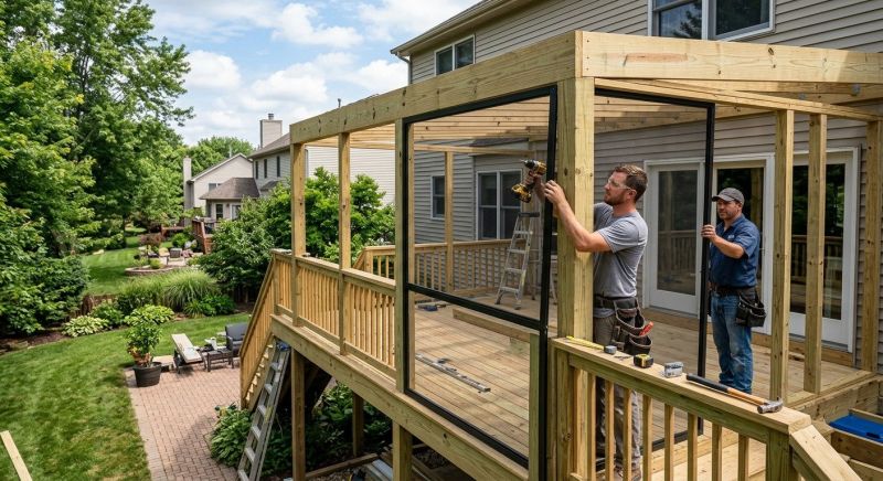 Deck Enclosure Construction in Cincinnati, OH