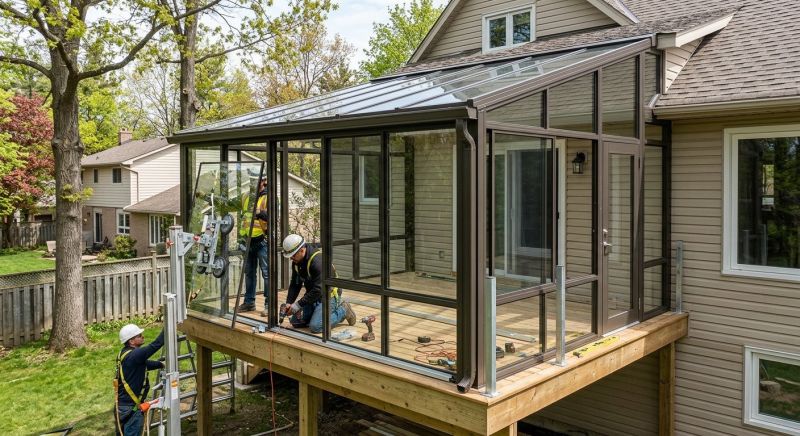 Enclosed Deck Installation in Austin, TX