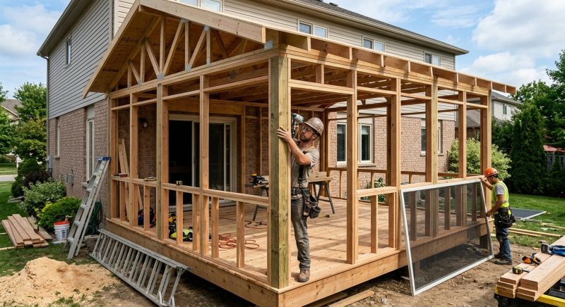 Enclosed Deck Installation in Longmont, CO