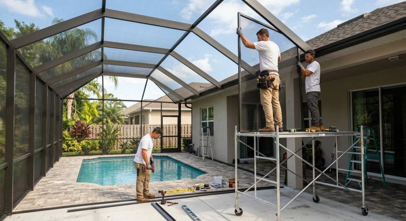 Lanai Enclosure Installation in Nashville, TN