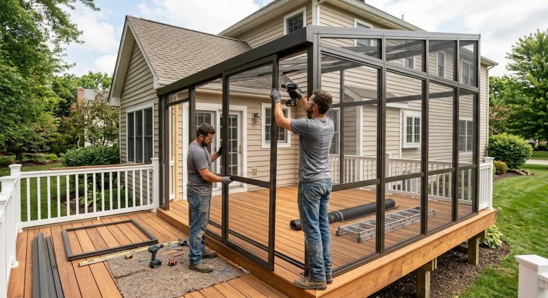 Lanai Enclosure Installation in Cincinnati, OH