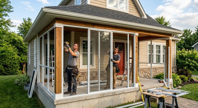 Screened In Porch Installation in Asheville, NC