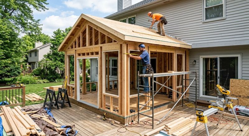Sunroom Addition Construction in Cincinnati, OH