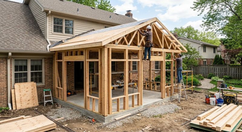 Sunroom Addition Construction in Austin, TX